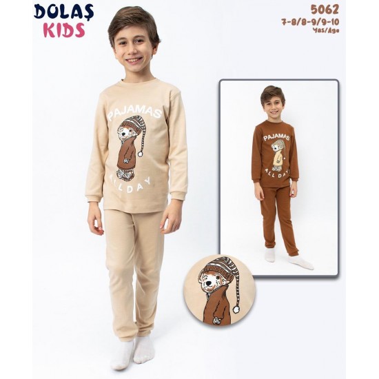 PAJAMAS ALL DAY BASKILI 8-10 YAŞ PİJAMA TAKIM